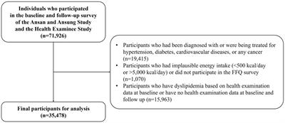 Amino acid intake with protein food source and incident dyslipidemia in Korean adults from the Ansan and Ansung Study and the Health Examinee Study